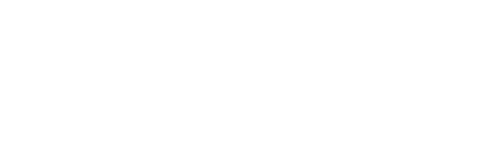 Logo stating 'Afiliada Oficial de Madanes Institute' with a handwritten 'M. Angeles Estella' on a black background